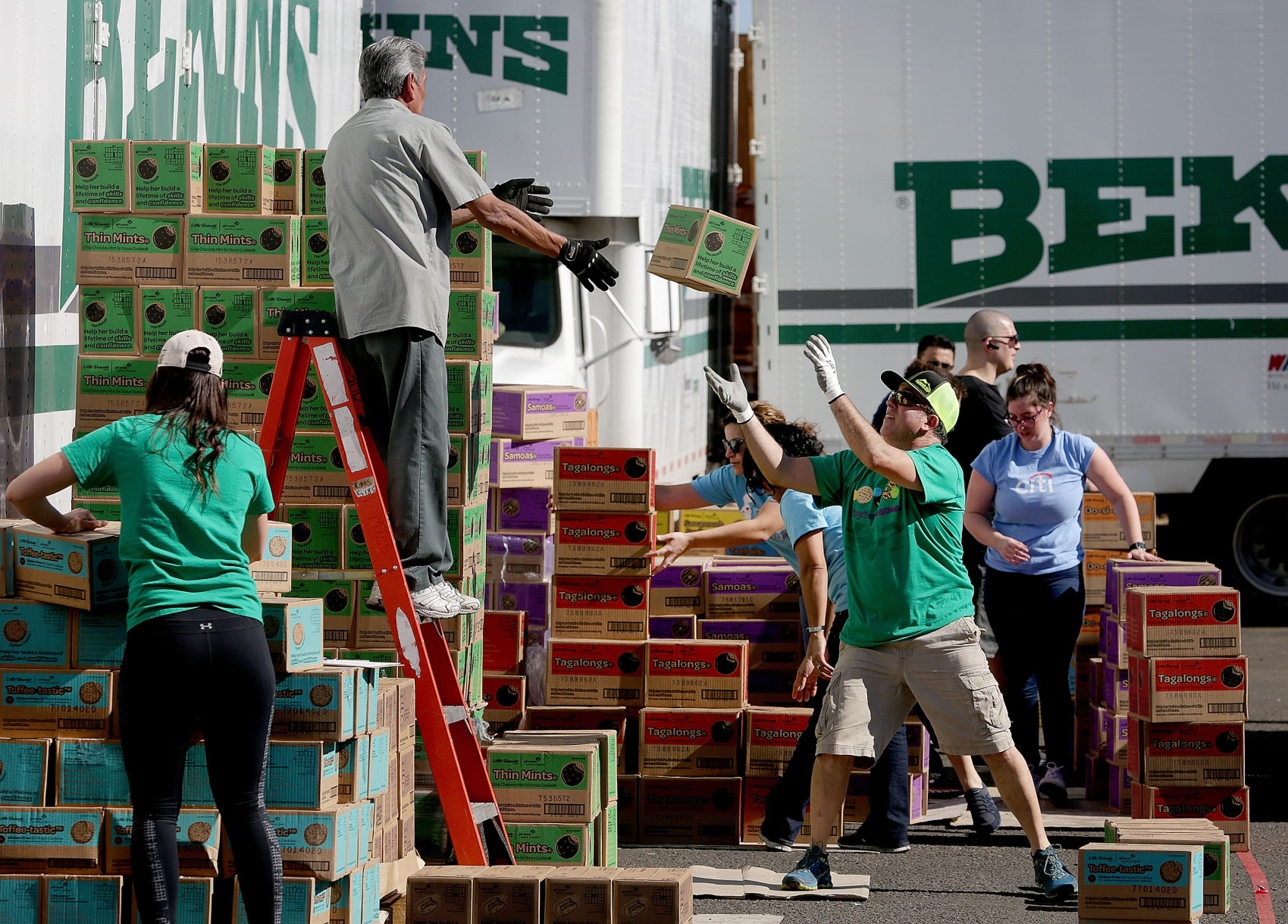 Girl Scout Cookie Drop